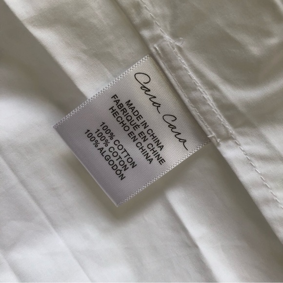 NEW Cara Cara Sydney Midi Cotton Dress - White Puff Sleeve Wedding Event - Picture 8 of 14